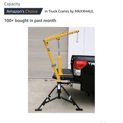 Hitch Mounted Truck Crane