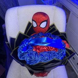 spiderman bouquet !!