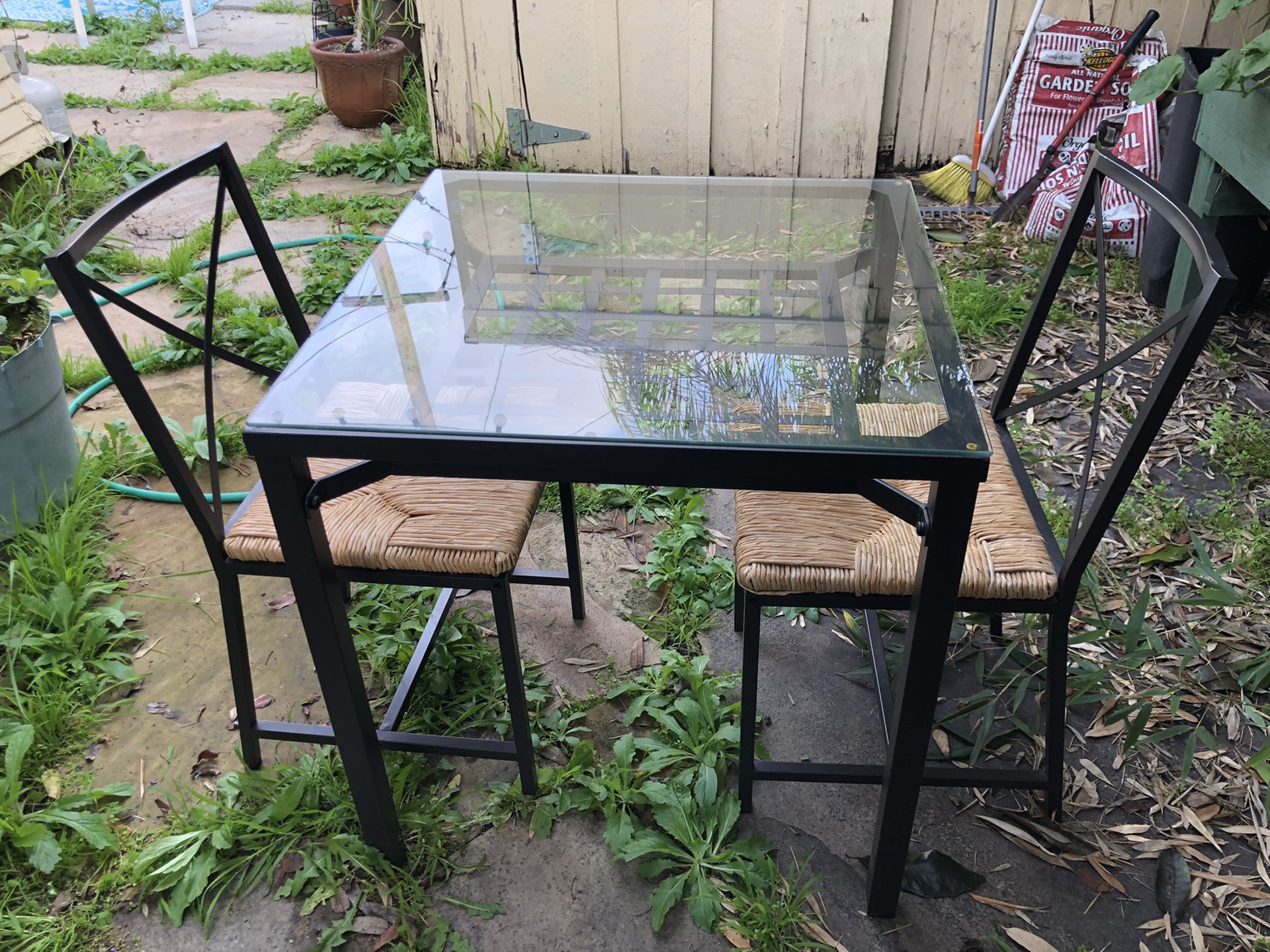 Small black dining room table for sale!