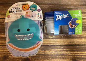 Melii Reusable Snack Bags & Ziploc Containers - ALL NEW!