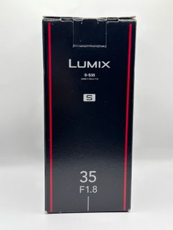 Panasonic LUMIX S Series Camera Lens, 35mm F1.8 L-Mount Interchangeable Lens