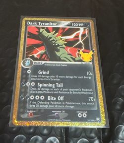 Dark Tyranitar Pokemon 30th anniversary