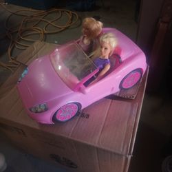 Barbie Car With Two Barbies