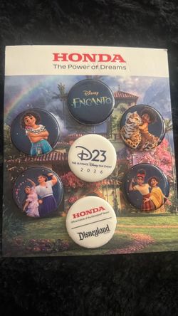 Disney Encanto D23 2026 Button Pin Set
