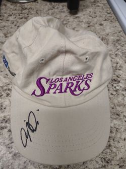 Autographed Los Angeles sparks hat  Alissa Pili
