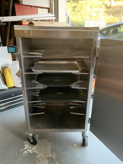 Stainless Steel Food Transport Cart – NSF Certified