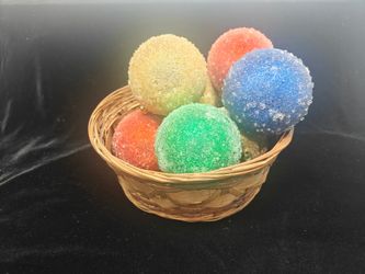 Frosted Christmas Ornaments 