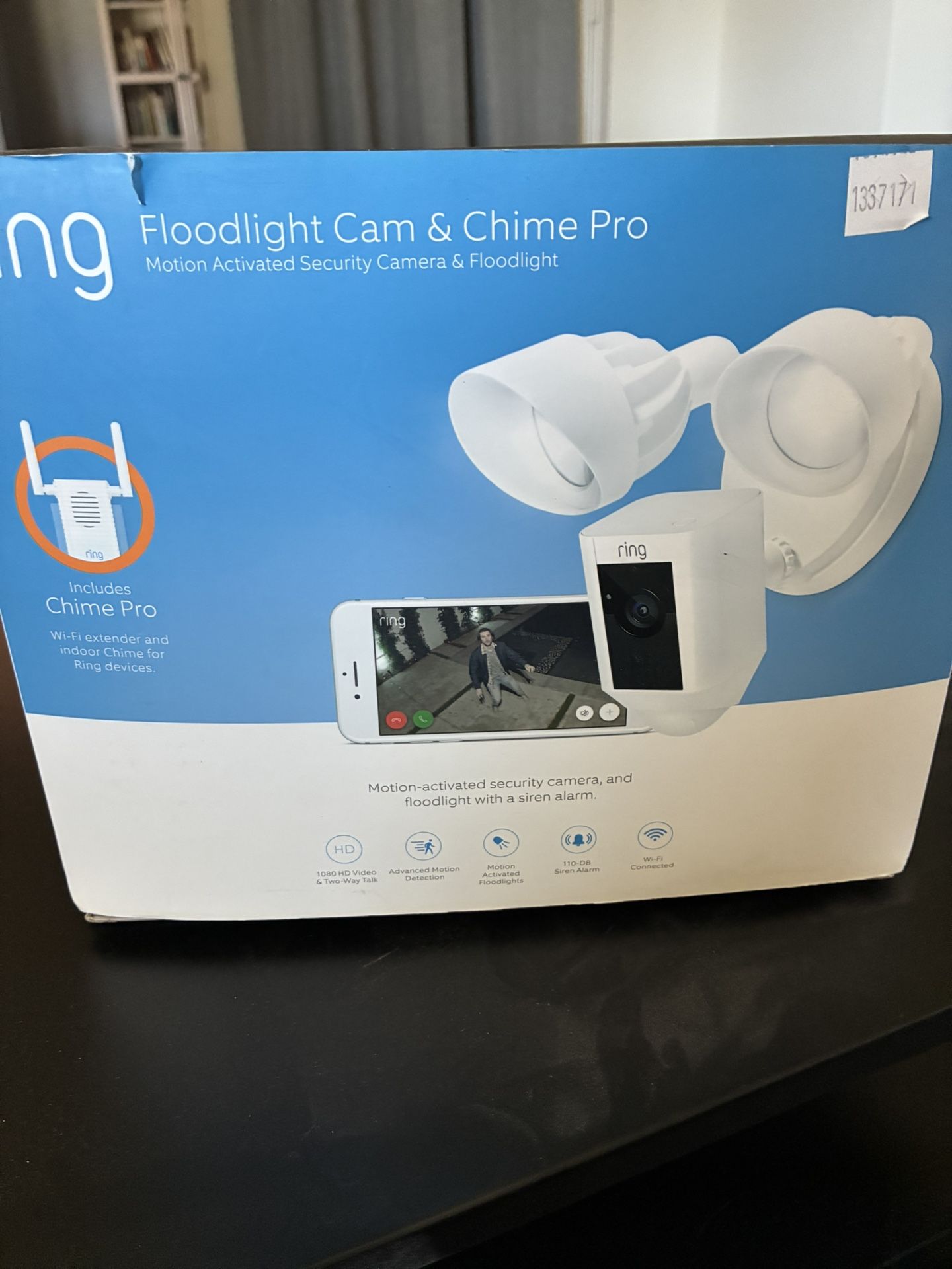 Ring Floodlight Camera And Chime Pro