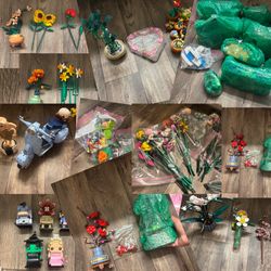 Huge Lego Lot- Close to 40 Sets- Botanicals, Animal Crossing, Vespa, Brickheadz and More