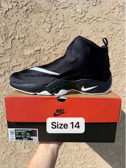 Nike Air Zoom Flight The Glove Black White Mens size 14