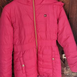 Pink Tommy Hilfiger Puffer Jacket