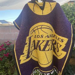 Los Angeles Lakers Poncho Hooded