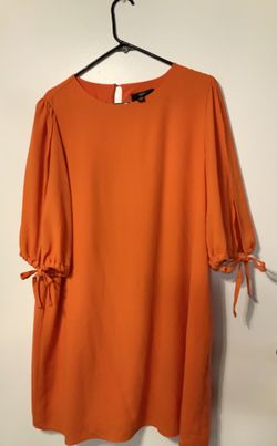 Orange blouse