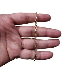 Vintage Gold Toned Link Tennis Bracelet
