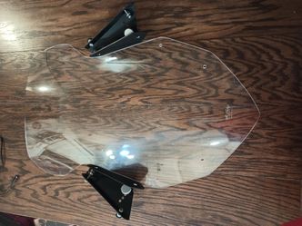 KLR650 touring windscreen