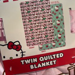 Hello Kitty Christmas Quilt 