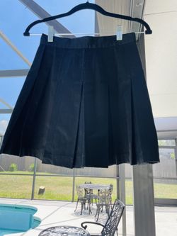 Black Pleated Skirt 