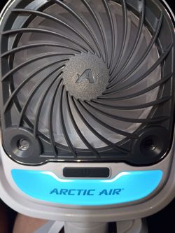 Arctic Air Grip Go Portable Evaporative Air Cooler, Rechargeable Cooling Fan, Clamp-on Space Cooler