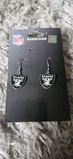 Raiders earrings