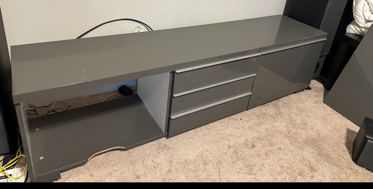 Low Profile Media Cabinet