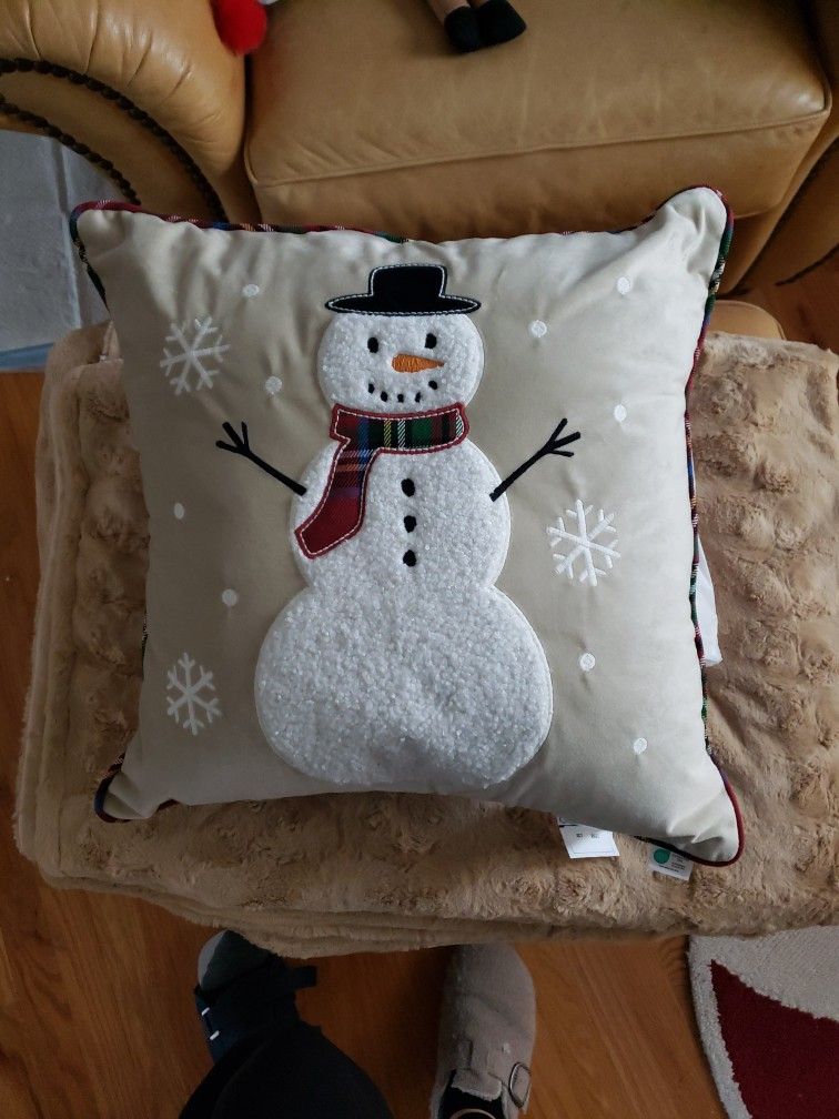 Snowman Pillow