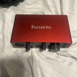 focusrite audio interface (3rd generation)