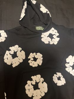 Black Denim Tears Cotton Wreath Hoodie | Medium