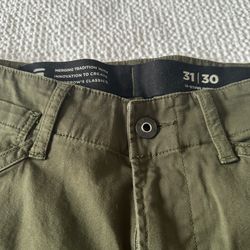 Men’s Green G star cargos. Brand new