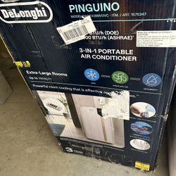 Brand New - Portable Air Conditioner - Delonghi 4 in 1,  12,500 BTU