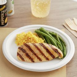 🔥Set Of 125 9” Compostable Round Plate + Utensil Set 🔥