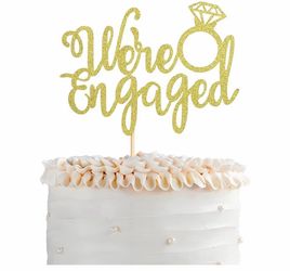 We’re engaged decorations
