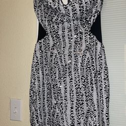 Homecoming Bebe Short Sequins Dress Large Cocktail Party Club 