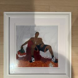 Allen Iverson art print by Rebecca Maria 