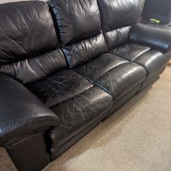 Leather Couch And Chair