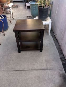 Small Side Table - Solid Wood. 19in Wide - 21in Tall - 16in Deep.