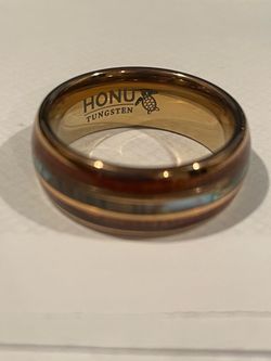Honu Tungsten unisex wedding band