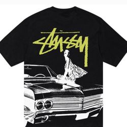 Stussy Men's Black "Beat Crazy" Tee