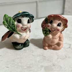1940’s Lady Bug Salt And Pepper Shakers 