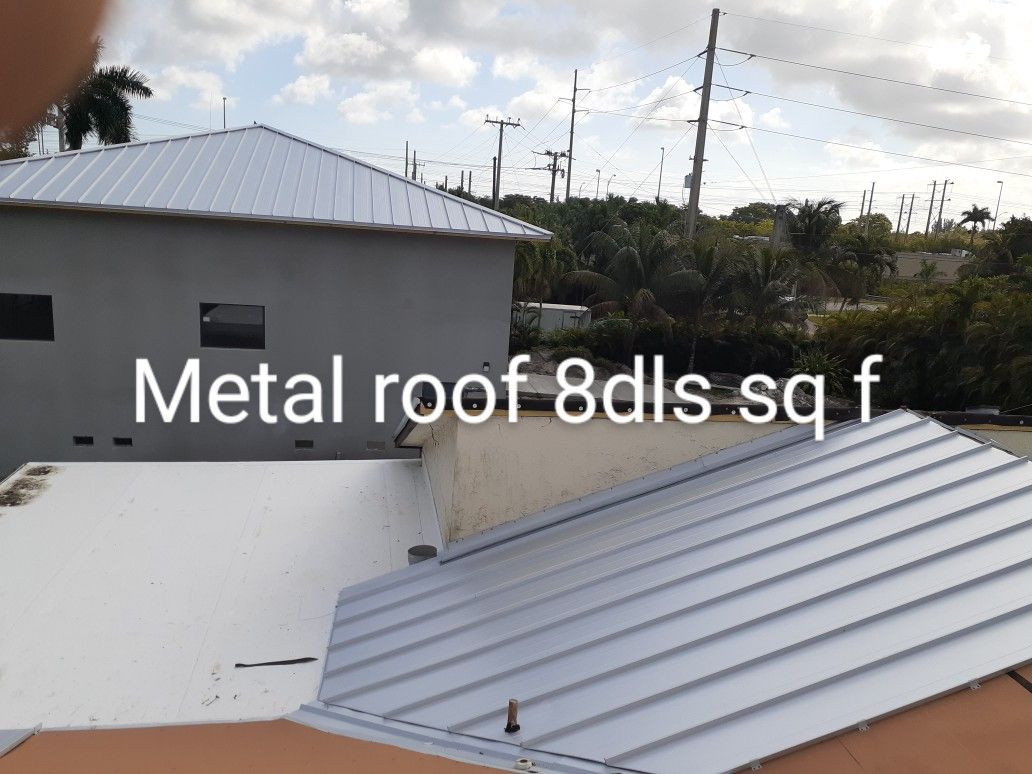 Metal roof 8dls sq f