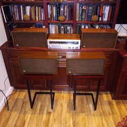 "VINTAGE"  FISHER RS-2002 Stereo Receiver &  2  pair of FISHER  XP-55B  Bookshelf Speakers 