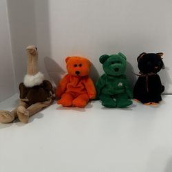 1997 Beanie Babies lot of 4 