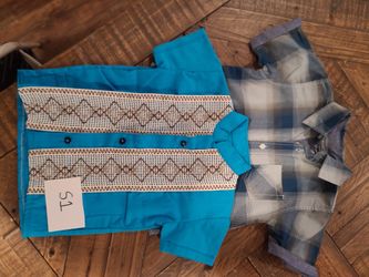 24mths Boys Short Sleeve Button Down Shirts