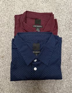 H&M Slim Fit Button-Up Shirts – Large Long Sleeve ($5 each)