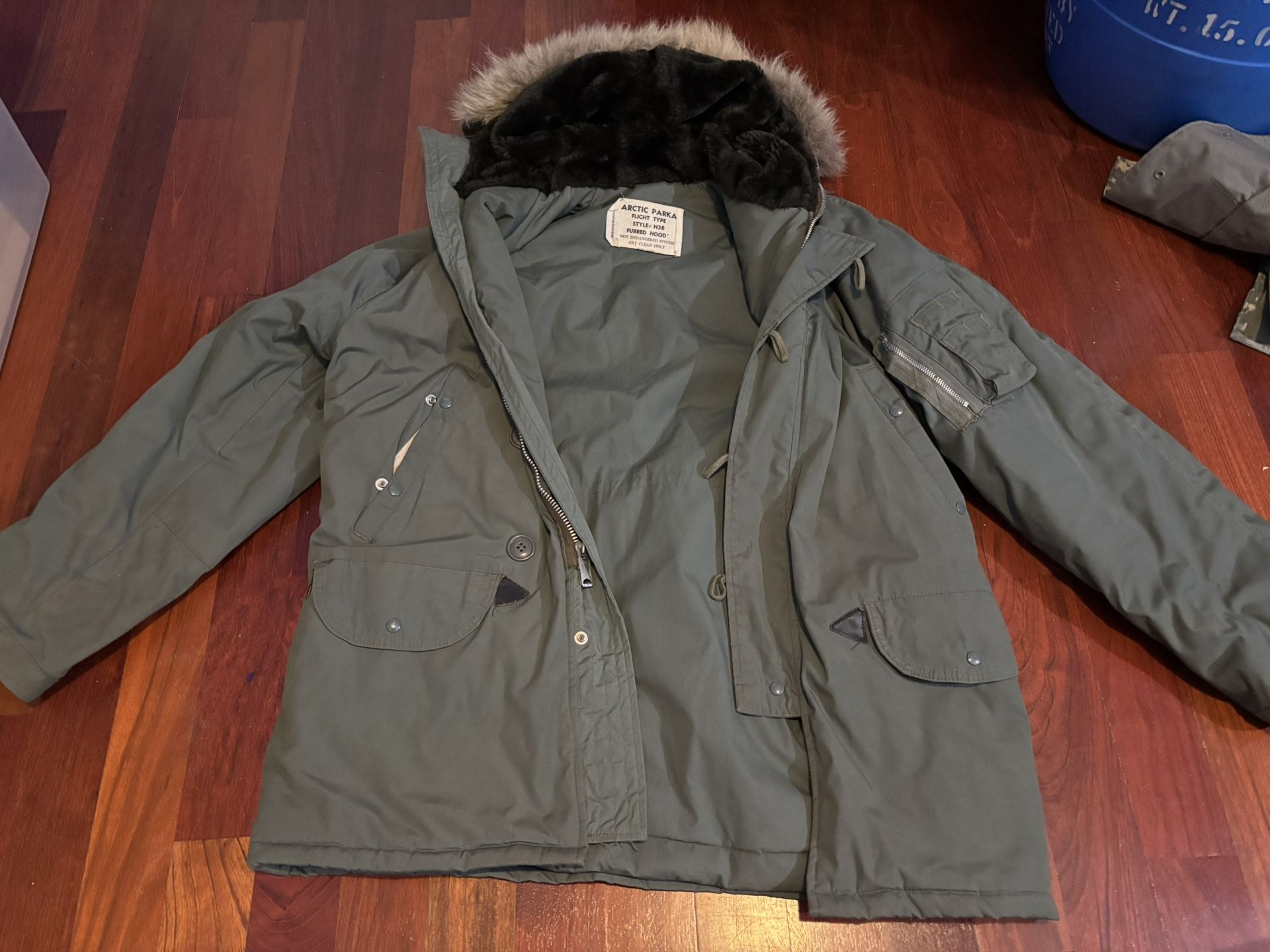 Vintage US Navy N3B Arctic Parka, Excellent