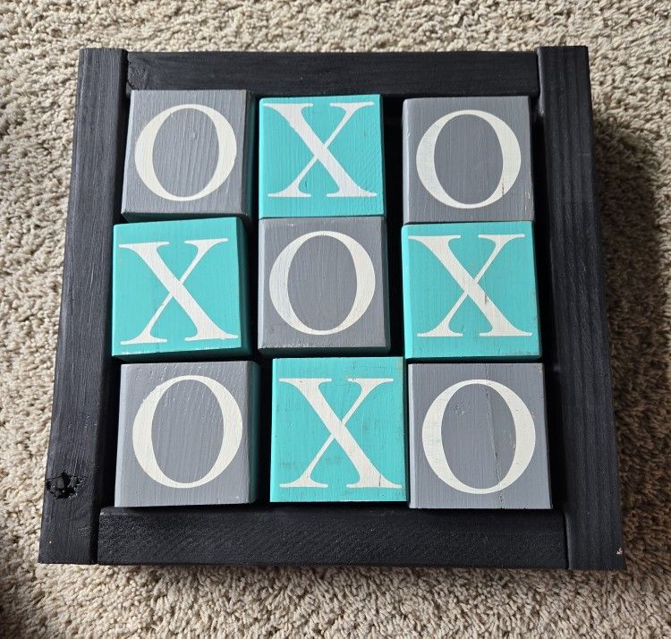 Wooden Tic Tac Toe