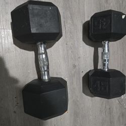 45 Pound Dumb Bells