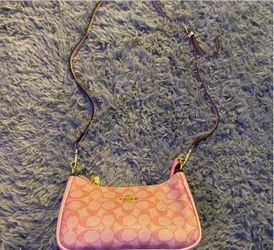 Pink Coach shoulder bag