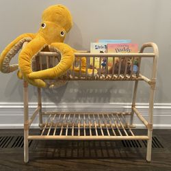 IKEA BUSKO RATTAN PLANT STAND