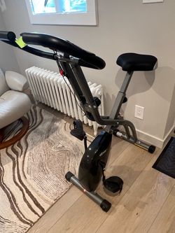 ATIVAFIT Folding Exercise Bike – Compact Stationary Bike