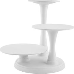 Wilton Pillar Style 3-Tier Cupcake, Dessert, and Cake Stand